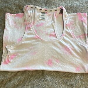 VS Pink Size Medium Racerback Tank Top